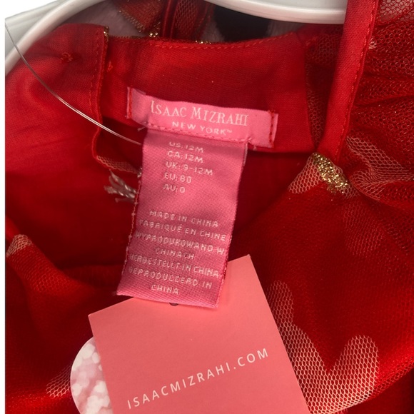 Isaac Mizrahi 12M girls valentines day dress - Picture 6 of 6